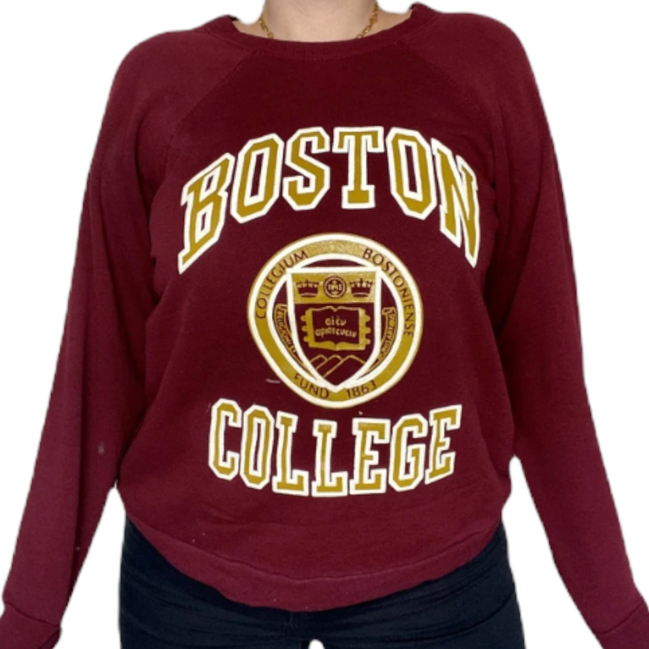 80s vintage boston college - Gem