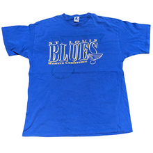 Load image into Gallery viewer, Vintage 1990s St Louis STL Blues TSHIRT from STARTER - XL