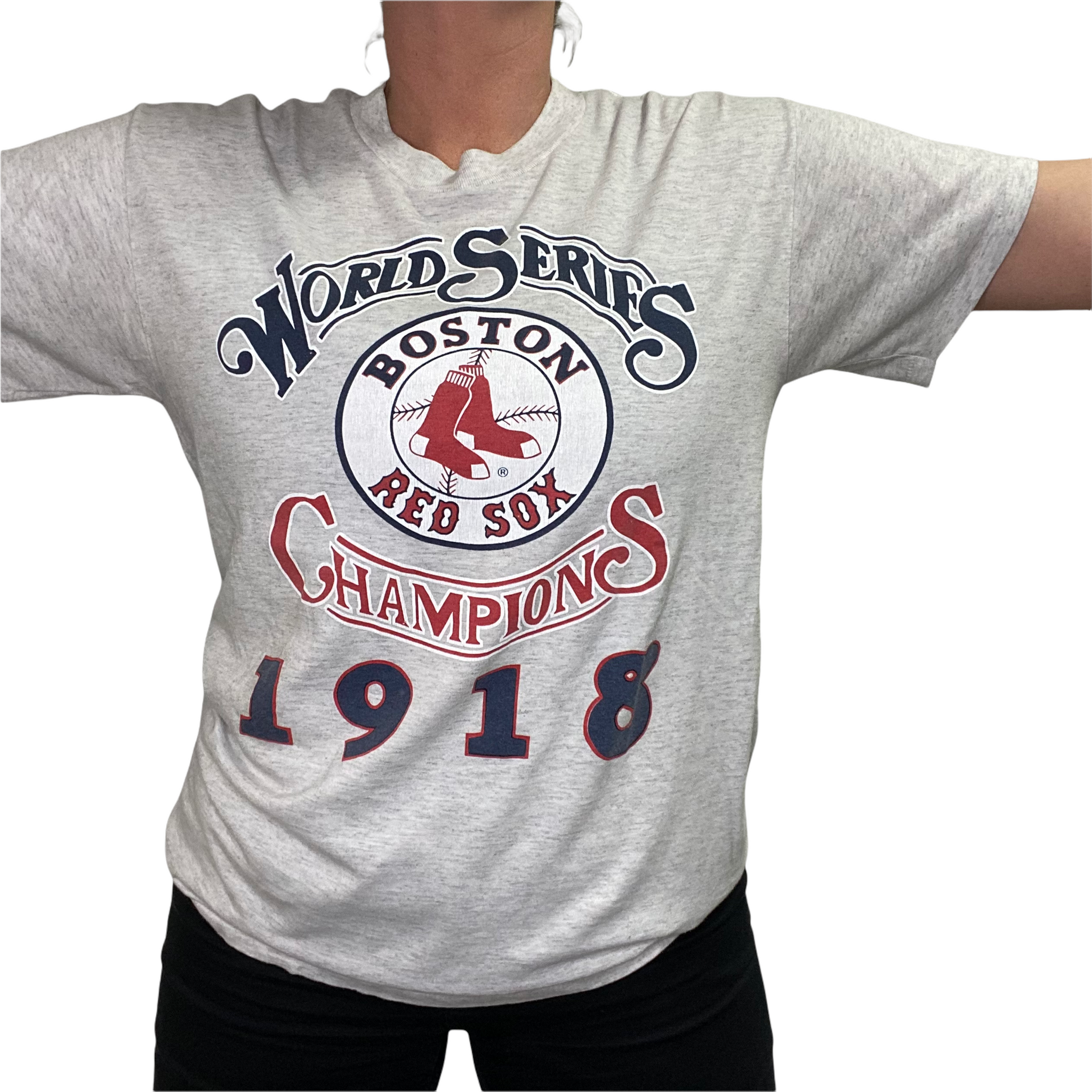 Men's New Era White Boston Red Sox Historical Championship T-Shirt