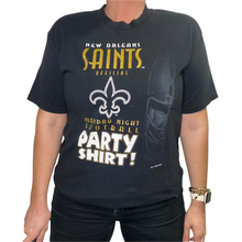 Load image into Gallery viewer, Vintage 1993 New Orleans Saints Monday Night Football Party TSHIRT - M