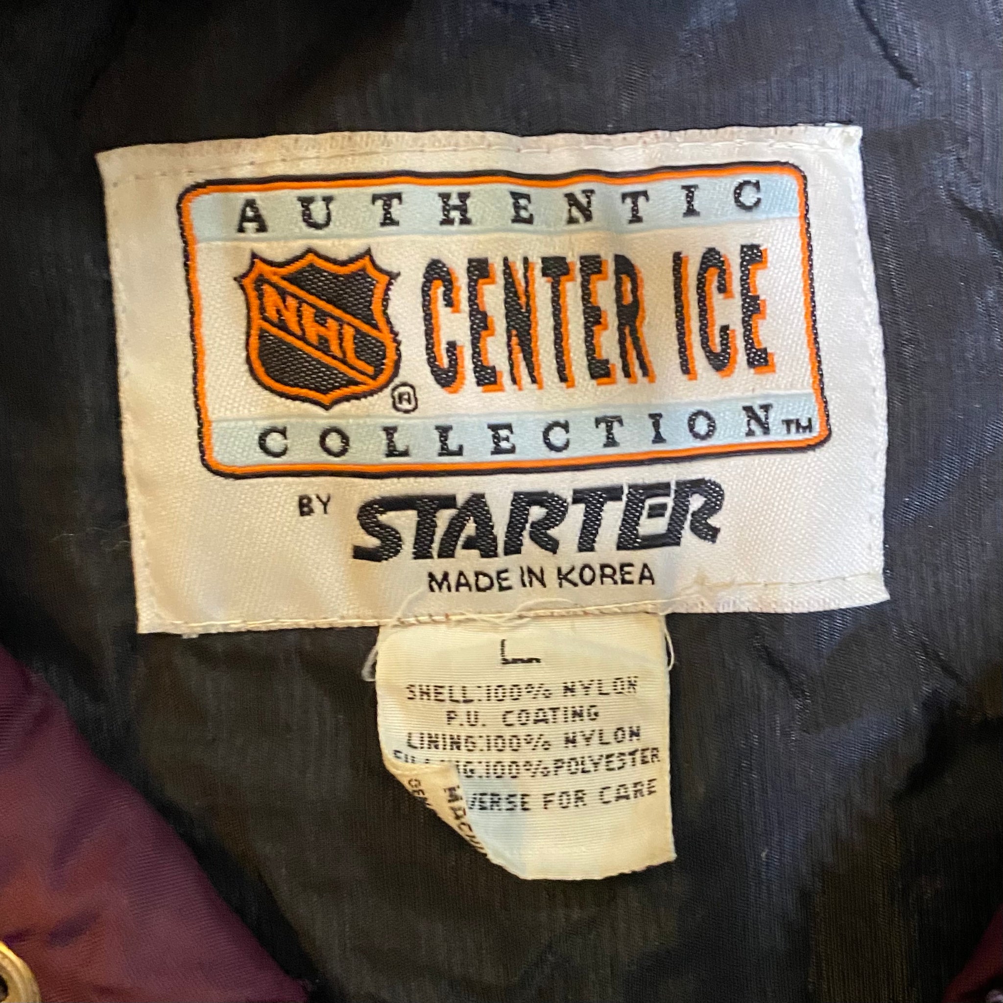 Vintage 90's NHL Anaheim Mighty Ducks Winter Coat Jacket - Size Large