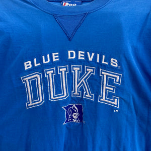 Vintage 1990s Duke University Blue Devils Embroidered TSHIRT - XL