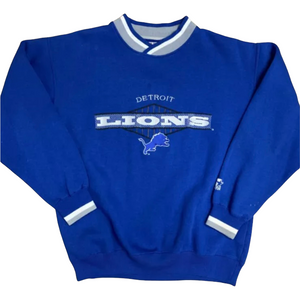 XL) Vintage Detroit Lions Crewneck