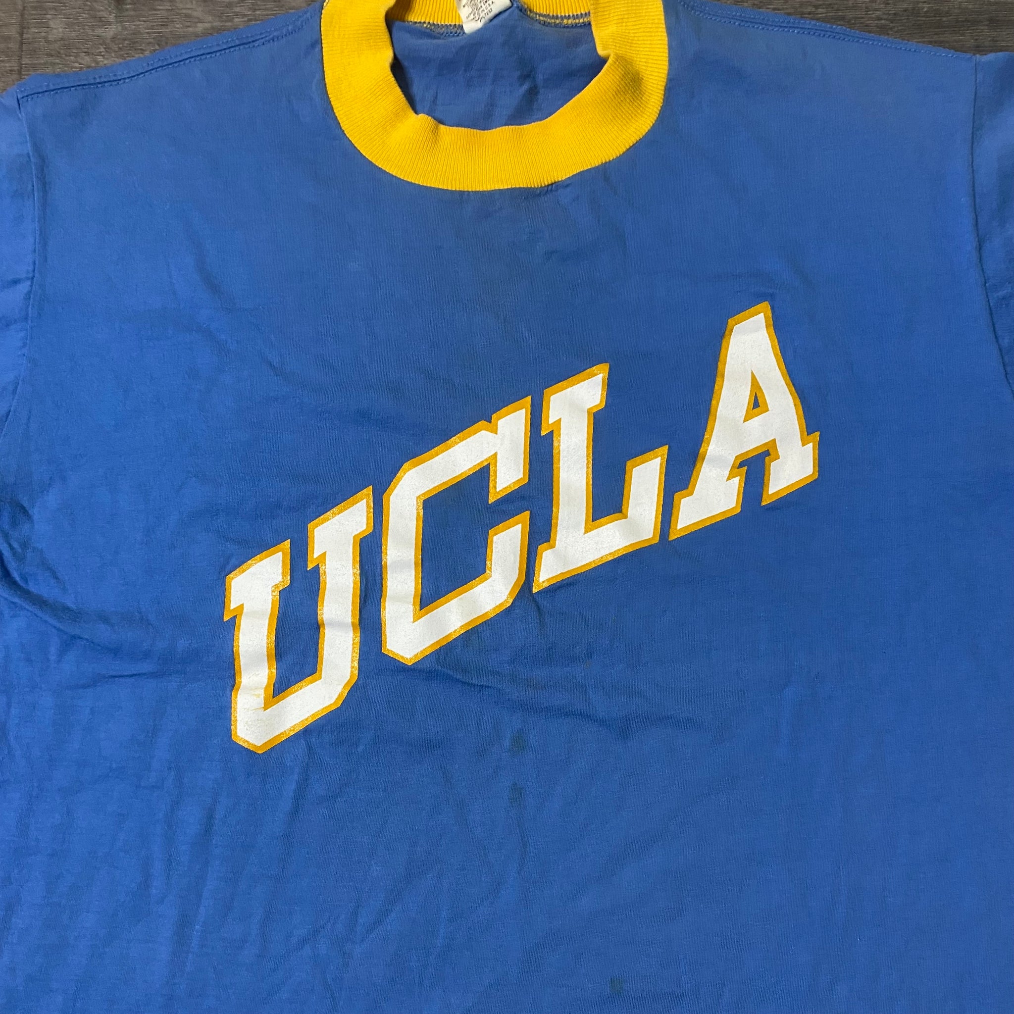 Adidas UCLA Bruins All Stripes T-Shirt, Men's, Size: Medium, Blue