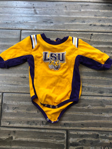 Vintage BABY LSU Louisiana State University onesie - 3-6 months