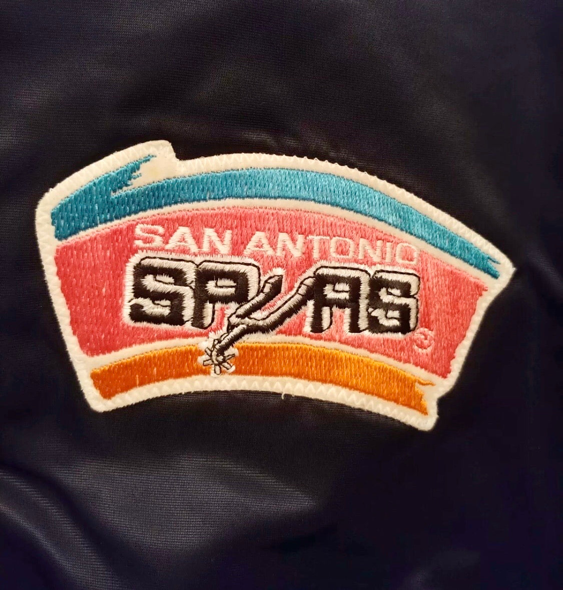 STARTER, Jackets & Coats, Vintage 9s Starter San Antonio Spurs Satin  Jacket Bomber Quilt Lining Size Xl