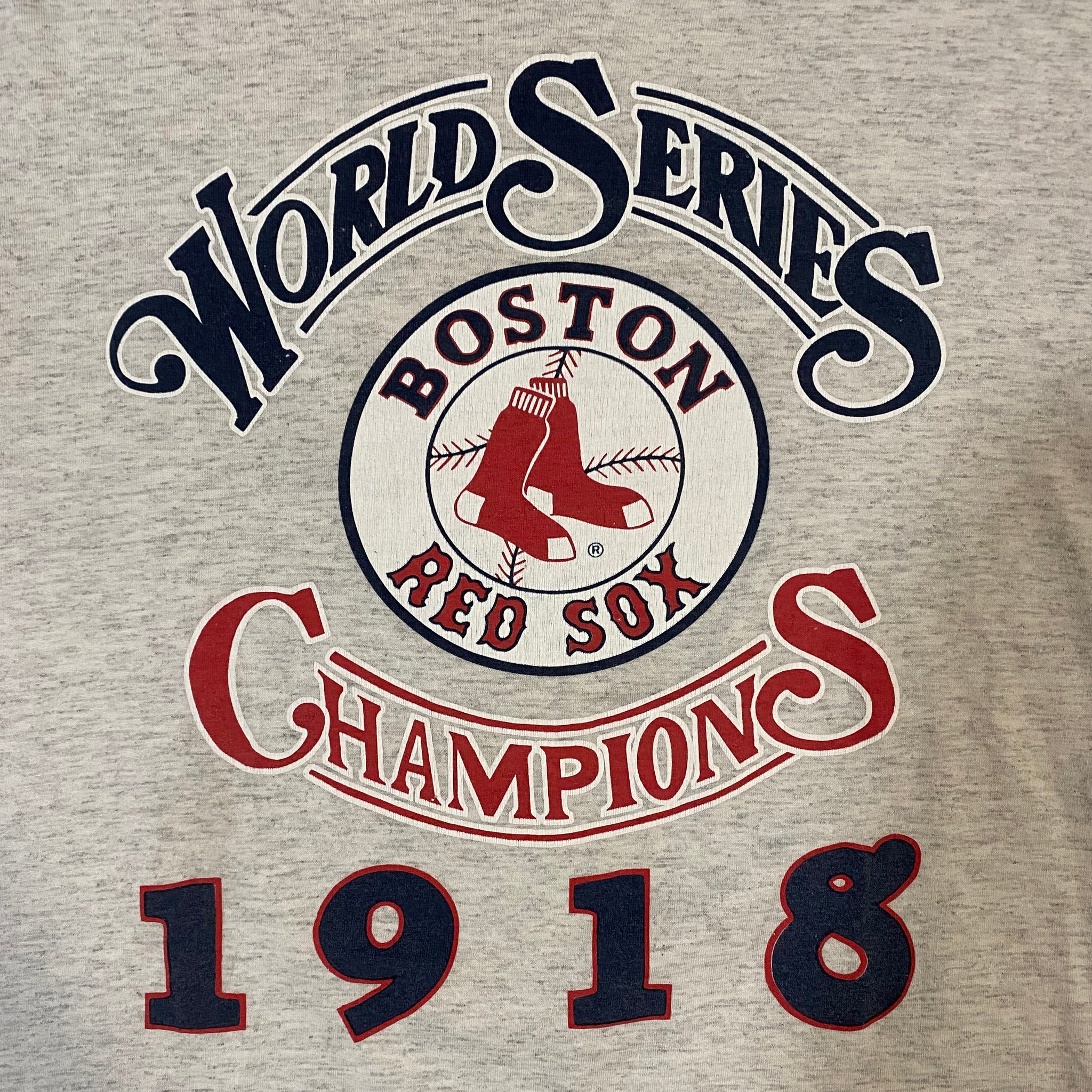 Boston Red Sox 2018 World Series Champions Photo T-Shirt men's size-Large  New
