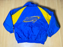 Load image into Gallery viewer, Vintage 1990s St Louis Blues Logo 7 Full Zip Puffer Jacket with Hood - XL