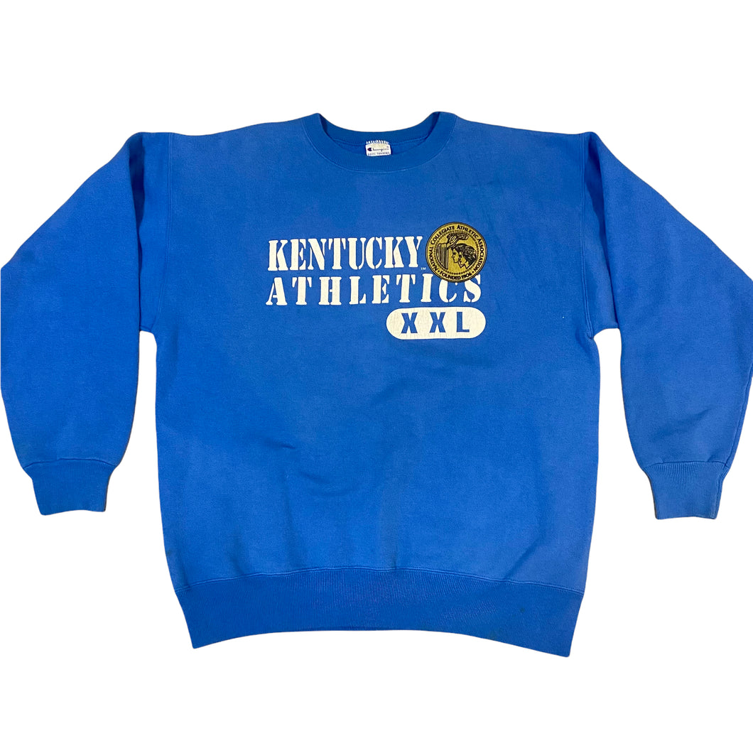 Vintage 1990s University of Kentucky Wildcats Athletics Crew - Size Large