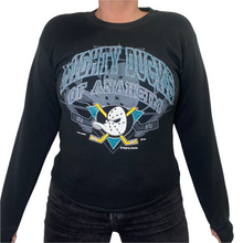 Load image into Gallery viewer, Vintage 1990s Mighty Ducks of Anaheim Crew - Youth XL / Adult Small