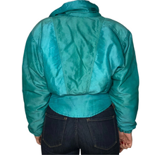 Load image into Gallery viewer, Vintage 1980s Turquoise Nils Ski Jacket - Size 4 / Small