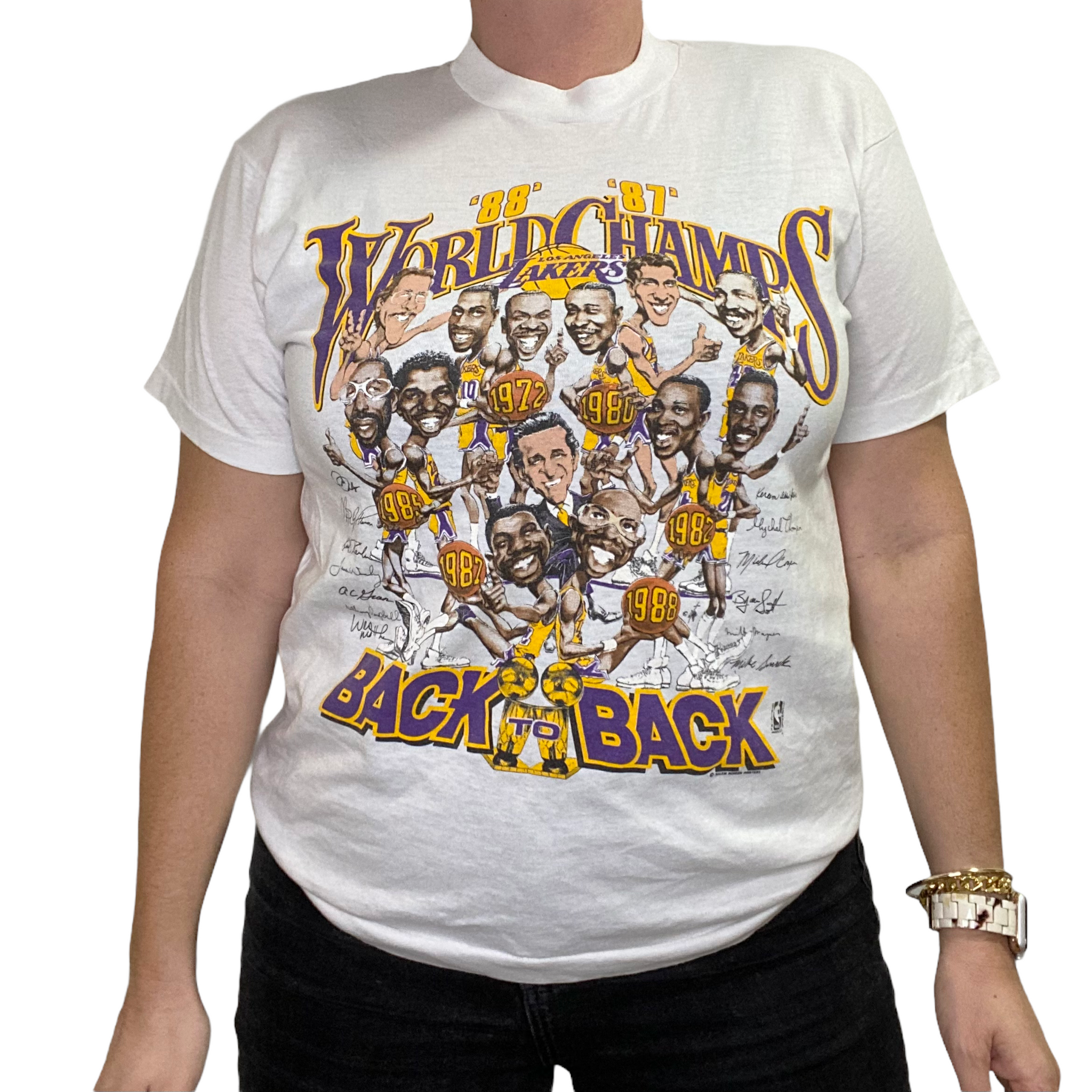 Lakers back 2024 to back shirt