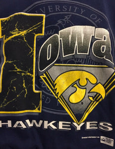 Vintage 1993 University of Iowa Hawkeyes Crew - M