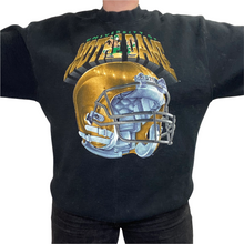Load image into Gallery viewer, Vintage Late 80s-early 90s University of Notre Dame Fighting Irish Big Helmet Crew - L