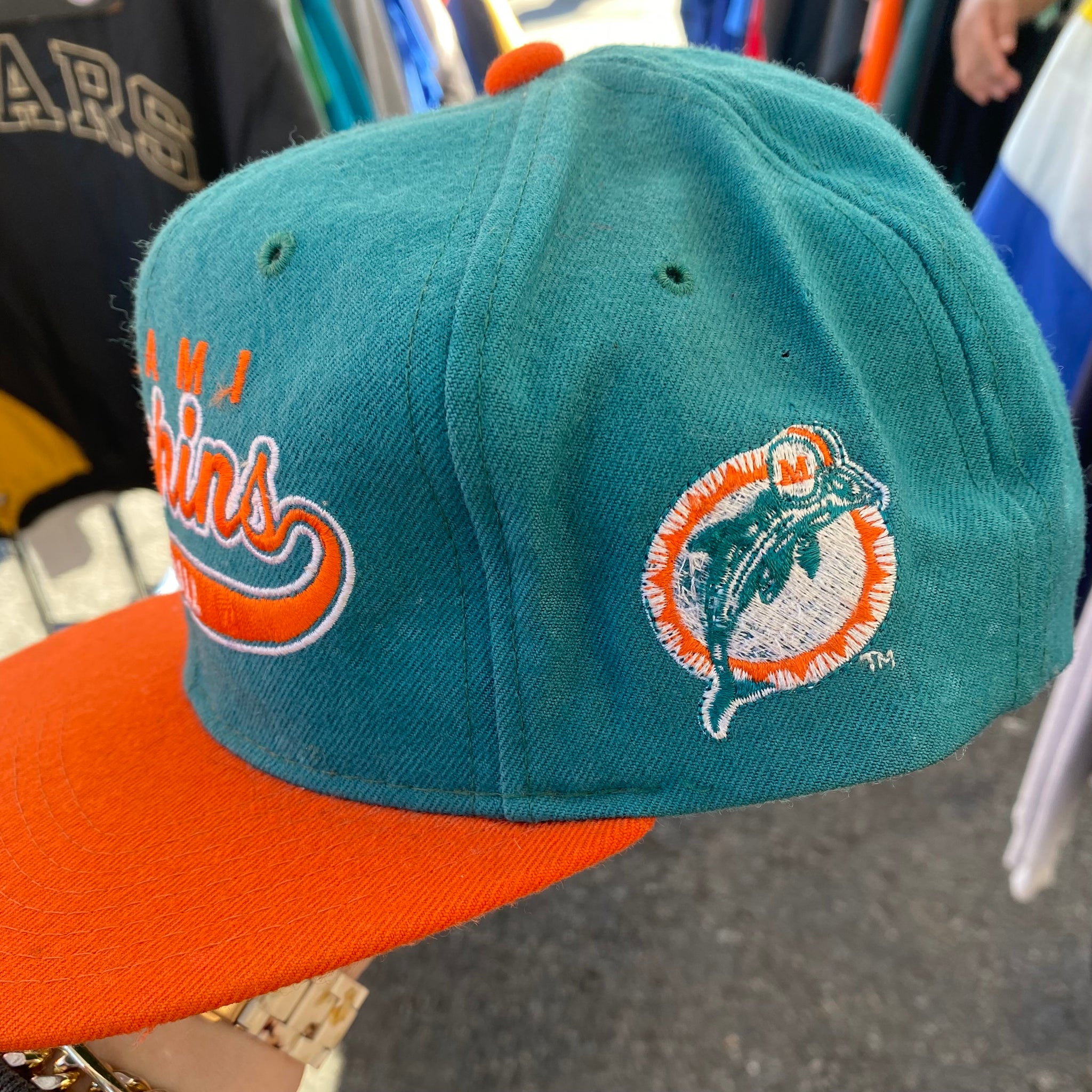 Vintage 1990s Miami Dolphins Snapback HAT from STARTER