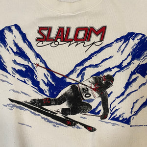 Vintage 1992 Slalom Comp Ski Racer Crew - L/XL