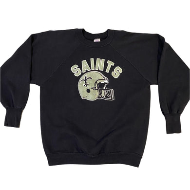 Vintage 1980s New Orleans Saints Raglan-cut Crew - M