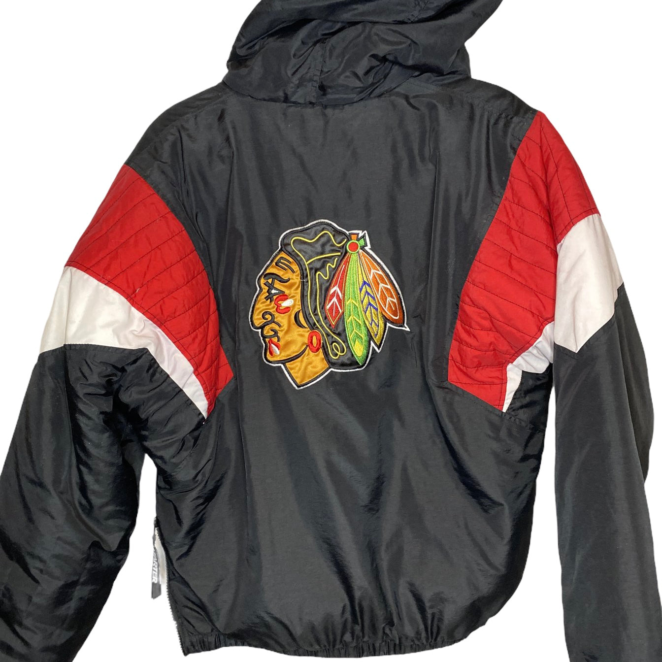 Vintage Chicago Blackhawks Logo 7 Jacket in store now! Size Medium for $50!  👟👟👟👟👟 The Dawg Pound Sneakers 206 Commons Dr. Geneva IL…