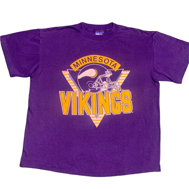 Vintage Early 90s Minnesota Vikings TSHIRT - L/XL