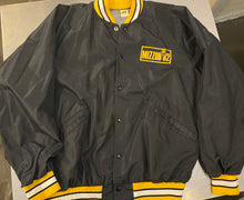 Load image into Gallery viewer, Vintage 1982 University of Missouri MIZZOU Satin Bomber Jacket from Russell Athletic - L