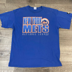 Vintage 1998 New York NY Mets TSHIRT from Starter - L
